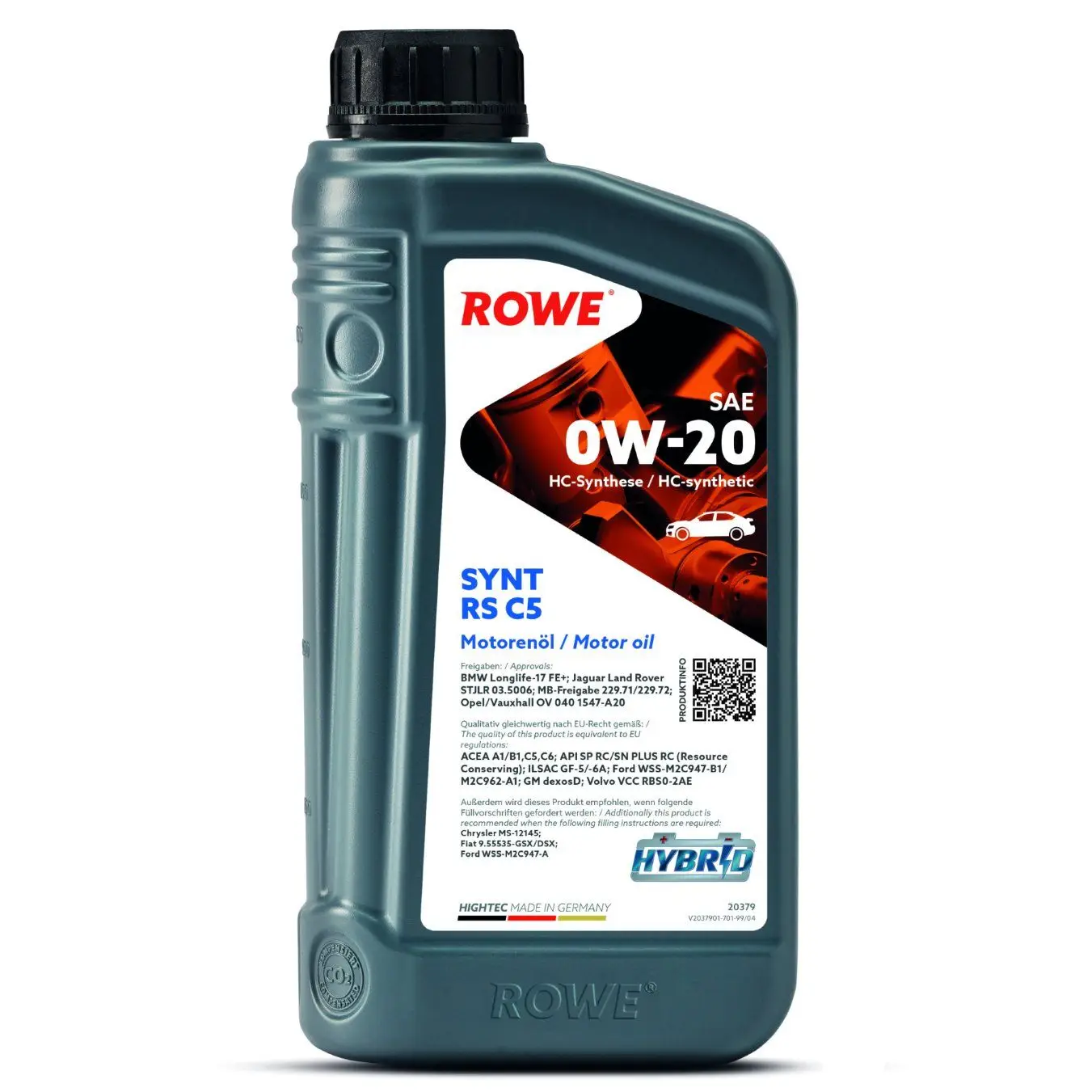 Huile moteur ROWE 20379-0010-99
