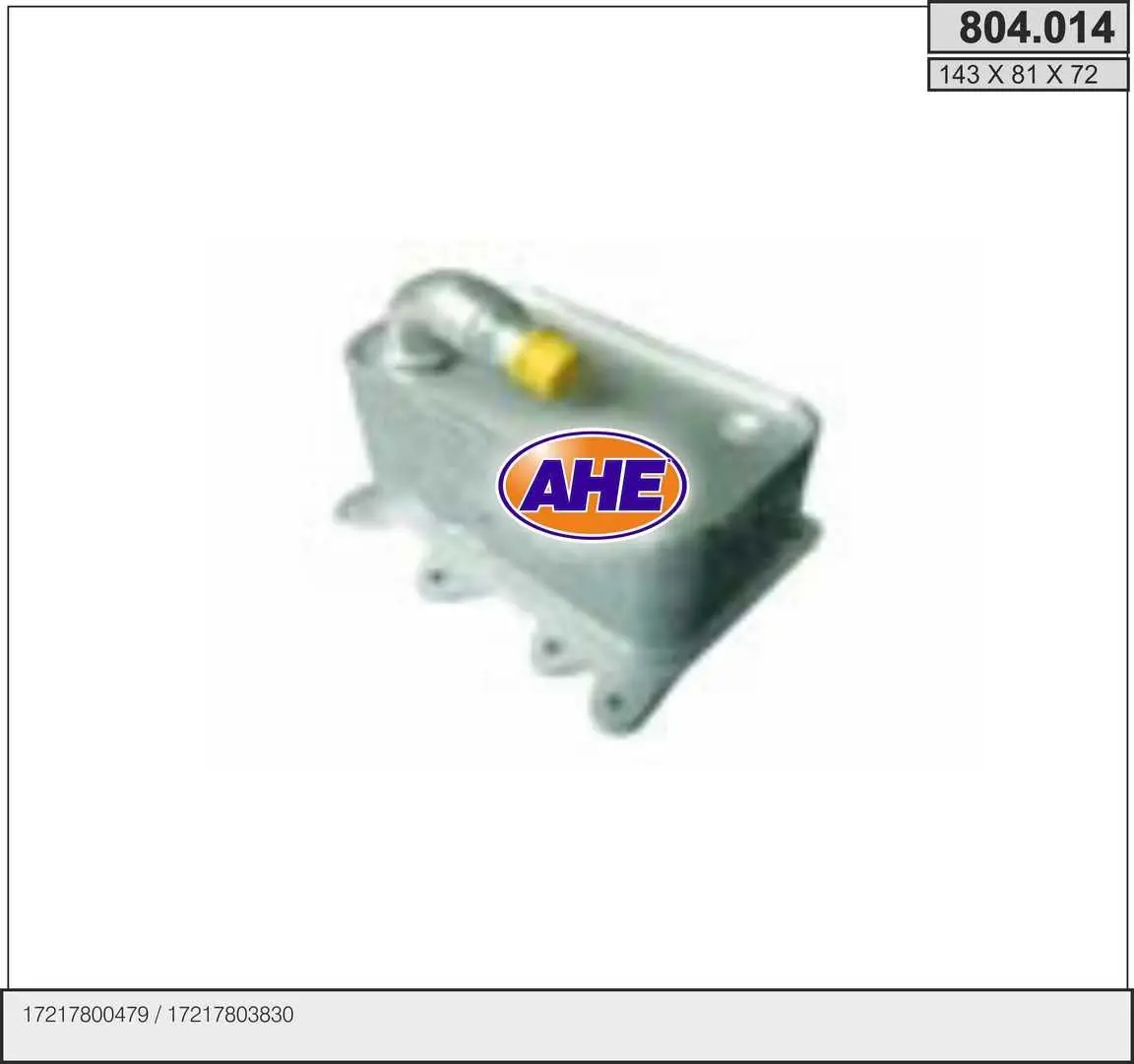 Radiateur d'huile AHE 804.014