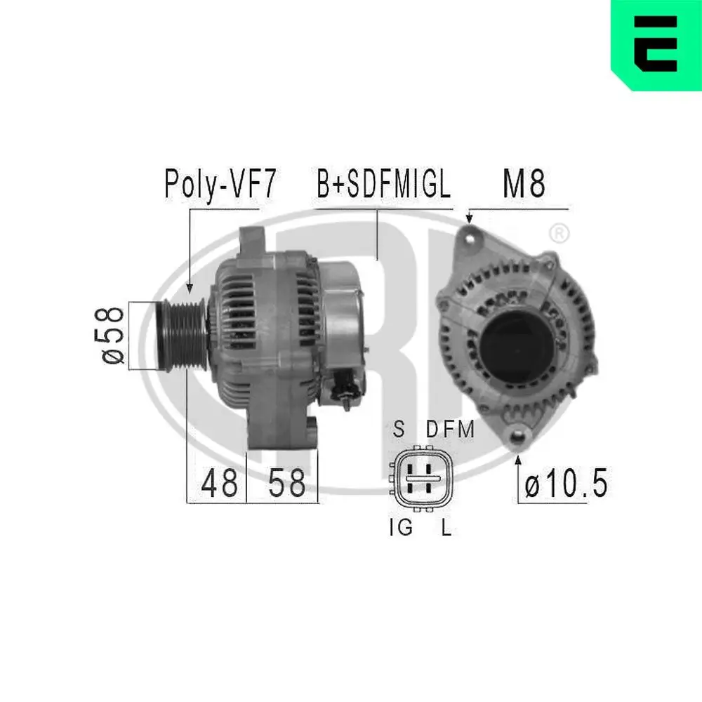 Alternateur ERA 210577A