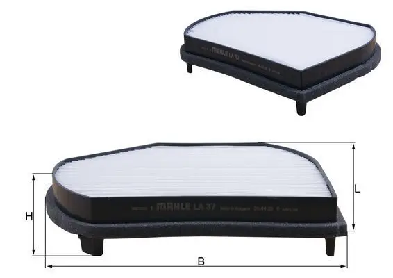 Filtre habitacle MAHLE ORIGINAL LA 37