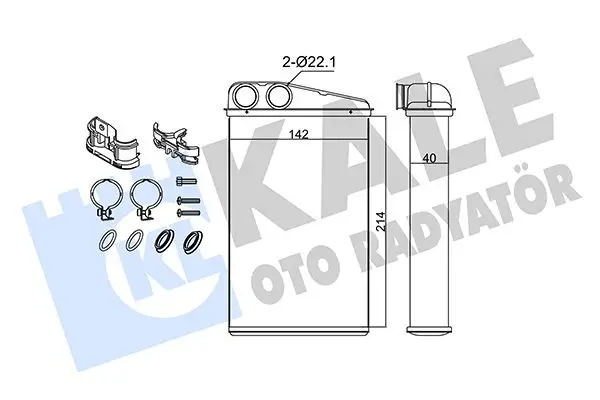 Radiateur chauffage KALE OTO RADYATÖR 346710