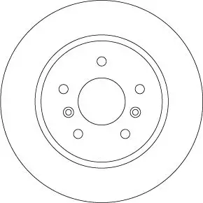 Jeu de 2 Disques de frein TRW DF6787