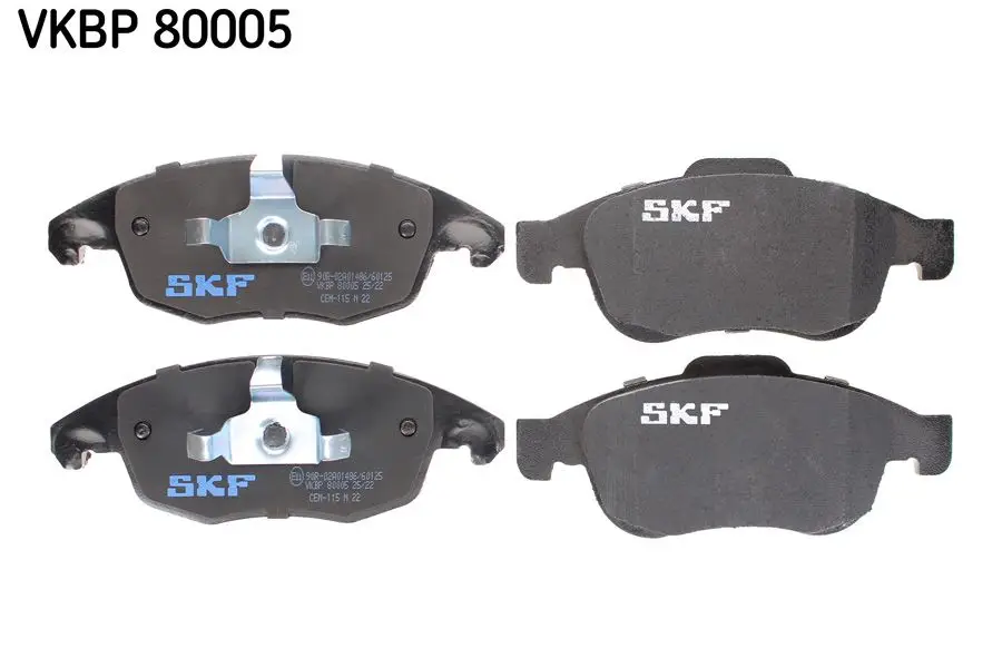 Kit de plaquettes de frein SKF VKBP 80005