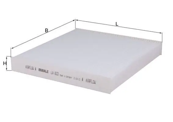 Filtre habitacle MAHLE ORIGINAL LA 833