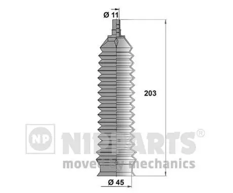 Soufflet direction NIPPARTS N2840903