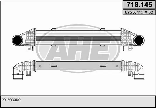 Intercooler, échangeur AHE 718.145