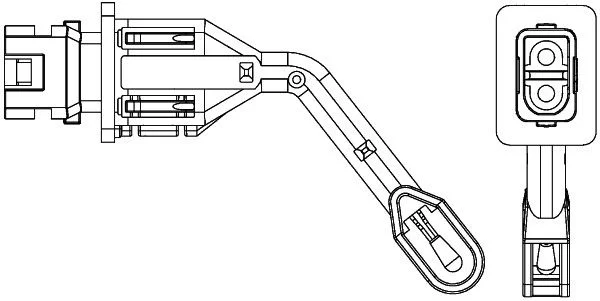 Capteur, température intérieur HELLA 6ZT 351 080-101