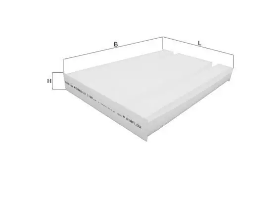 Filtre habitacle MAHLE ORIGINAL LA 1198