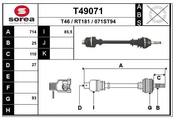 Cardan EAI T49071
