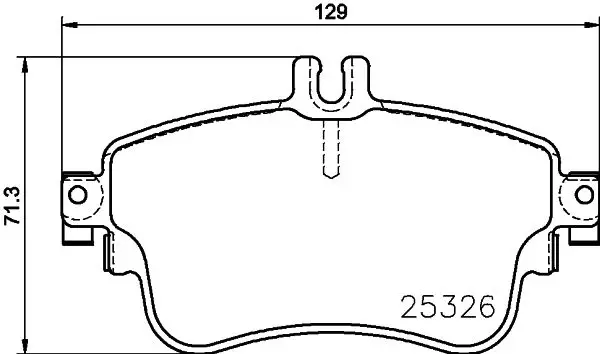 Kit de plaquettes de frein HELLA 8DB 355 019-751