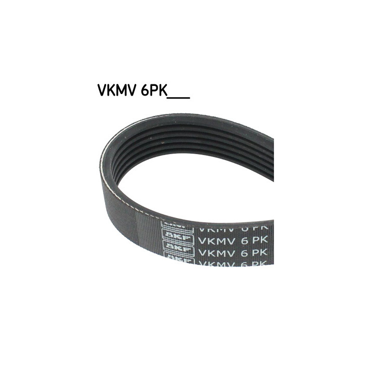 Courroie trapézoïdale à nervures SKF VKMV 6PK1125