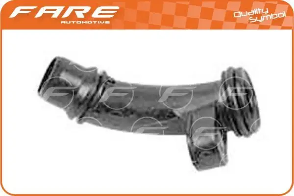 Tuyauterie, vanne EGR FARE 31448