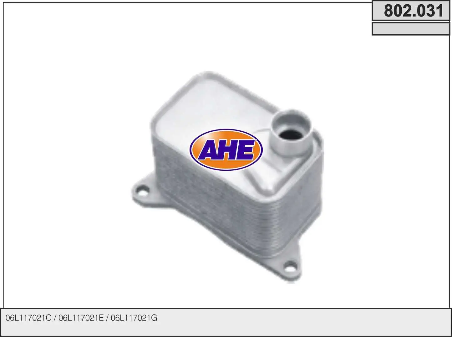 Radiateur d'huile AHE 802.031