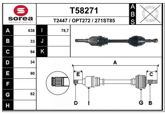 Cardan EAI T58271