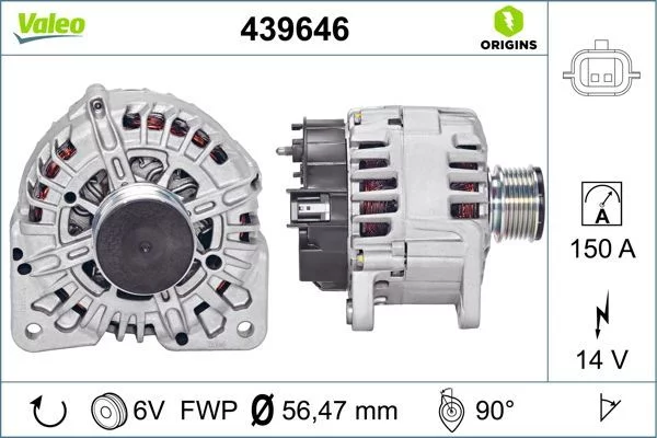 Alternateur VALEO 439646