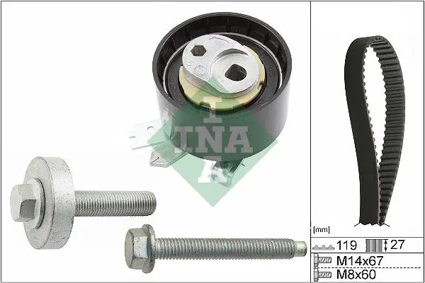 Kit de distribution INA 530 0607 10