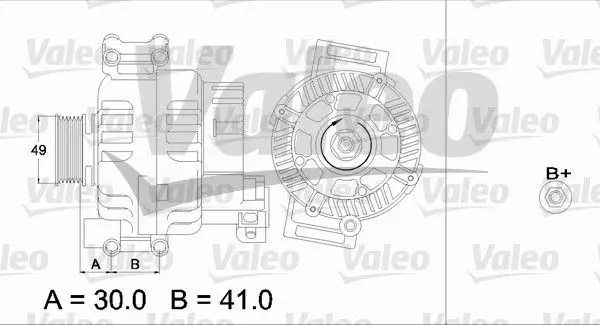Alternateur VALEO 437374