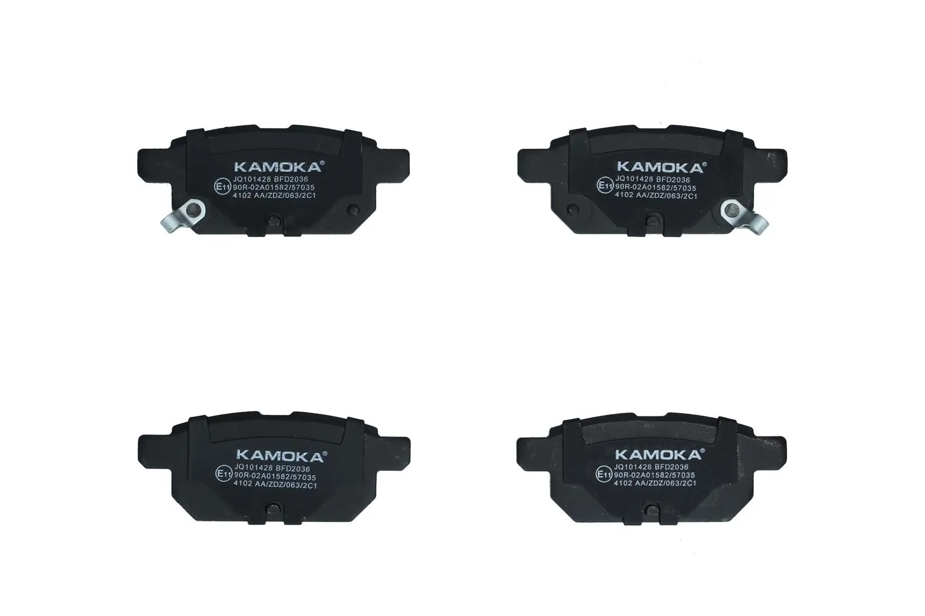 Kit de plaquettes de frein KAMOKA JQ101428