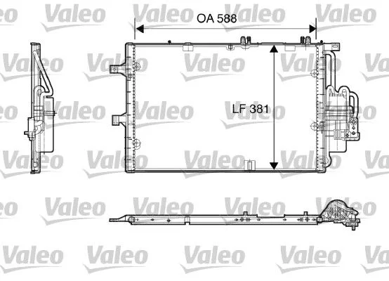 Radiateur climatisation VALEO 818118