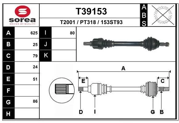 Cardan EAI T39153