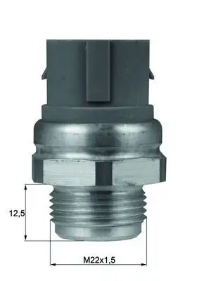 Interrupteur de température, ventilateur de radiateur MAHLE ORIGINAL TSW 48D