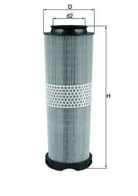 Filtre à air MAHLE ORIGINAL LX 1020