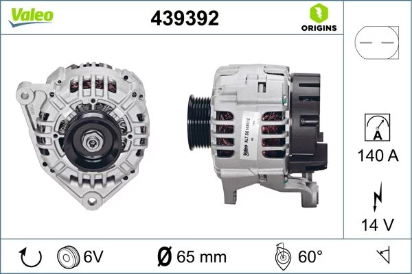 Alternateur VALEO 439392