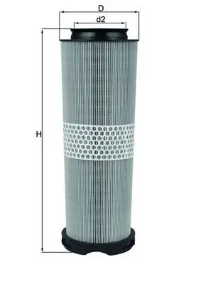 Filtre à air MAHLE ORIGINAL LX 1020/1