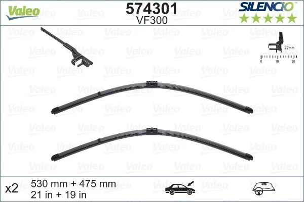 Balai d'essuie-glace VALEO 574301