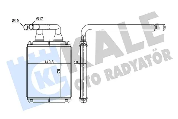 Radiateur chauffage KALE OTO RADYATÖR 352145