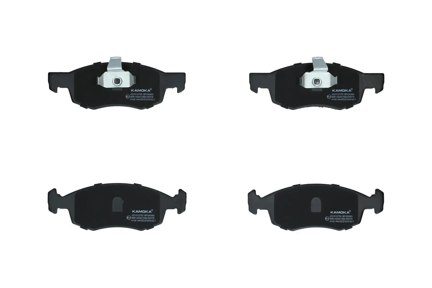 Kit de plaquettes de frein KAMOKA JQ1012752