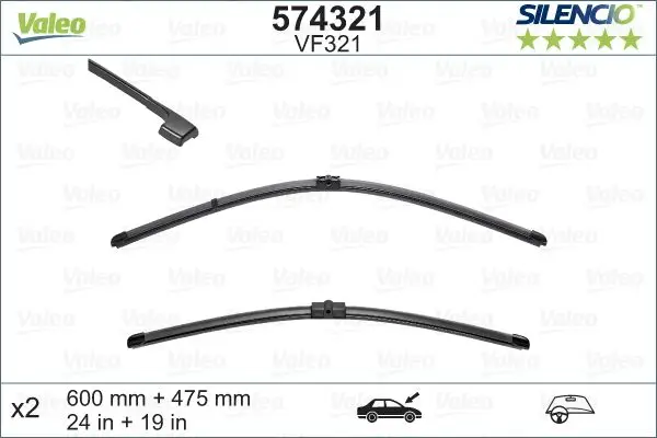 Balai d'essuie-glace VALEO 574321