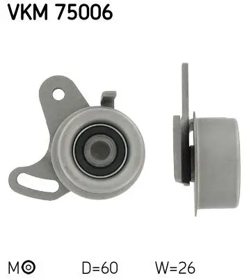 Poulie-Tendeur, Courroie De Distribution SKF VKM 75006