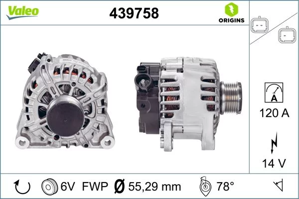 Alternateur VALEO 439758