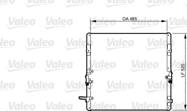 Radiateur climatisation VALEO 814280