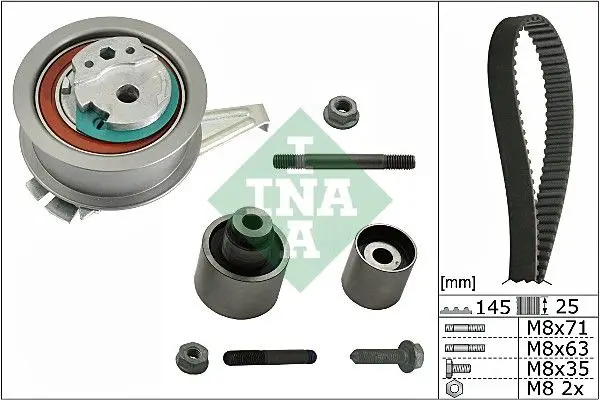 Kit de courroie crantée INA 530 0650 10