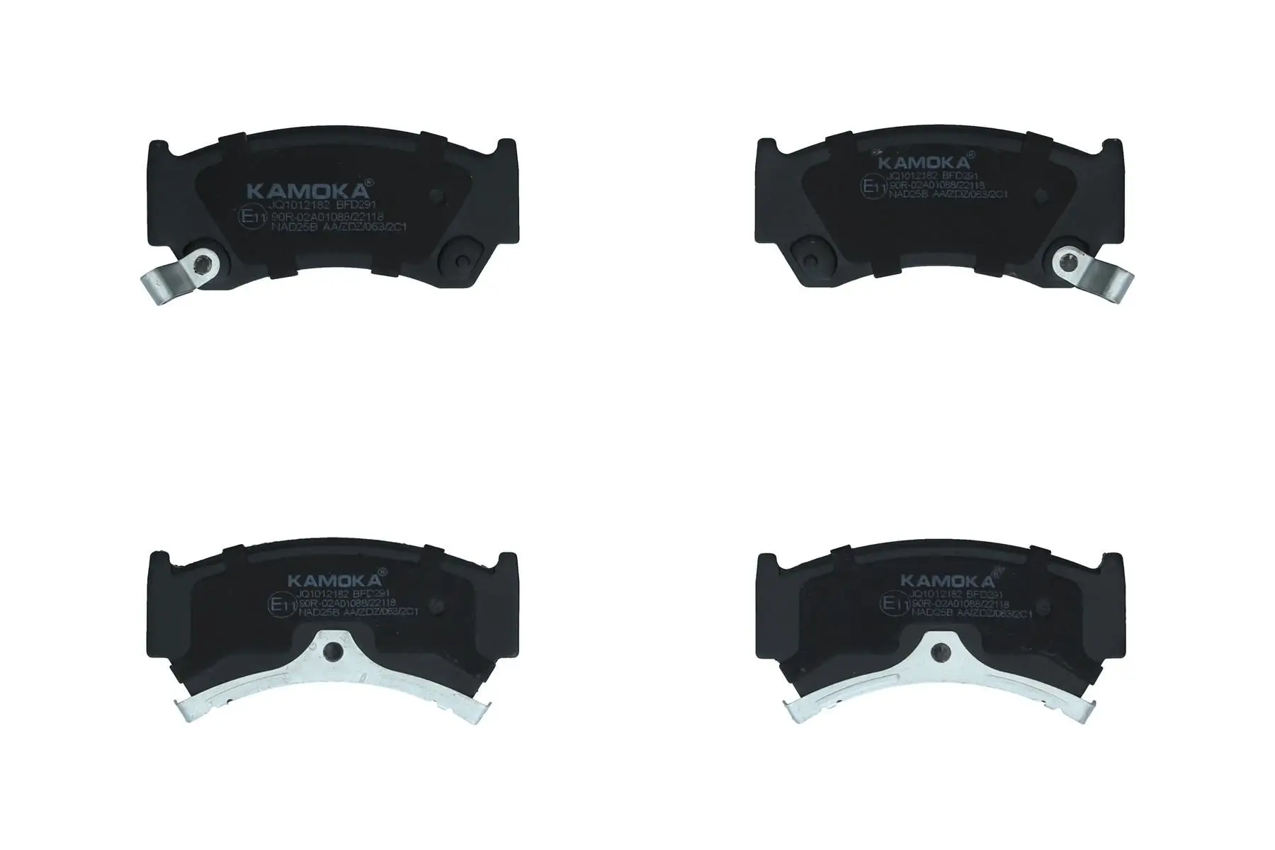 Kit de plaquettes de frein KAMOKA JQ1012182