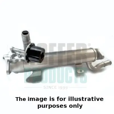 Radiateur, réaspiration des gaz d'échappement HOFFER 7518326E