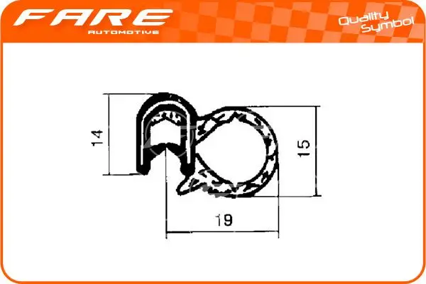 Joint de porte FARE 1328