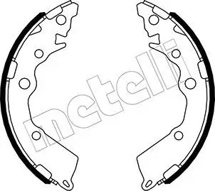Jeu de mâchoires de frein METELLI 53-0588