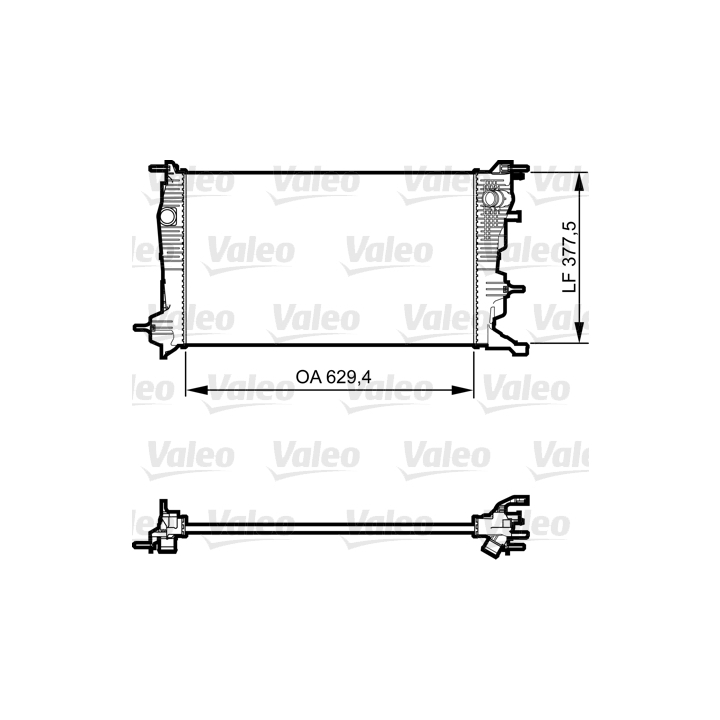 Radiateur, refroidissement du moteur VALEO 735607
