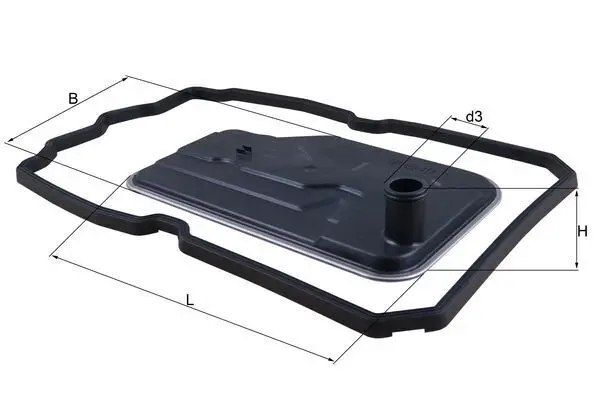 Filtre hydraulique, boîte automatique MAHLE ORIGINAL HX 124D