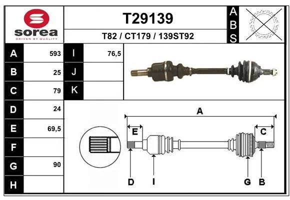 Cardan EAI T29139