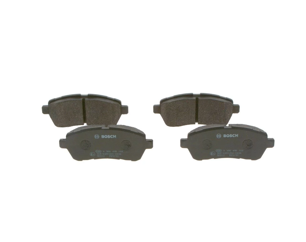 Kit de plaquettes de frein BOSCH 0 986 495 108
