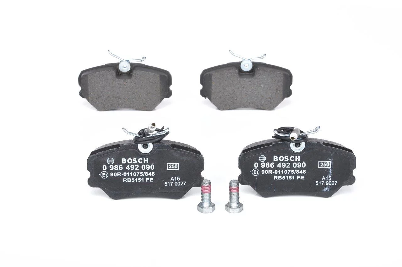 Kit de plaquettes de frein BOSCH 0 986 492 090