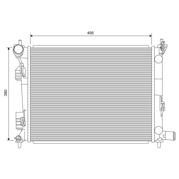 Radiateur, refroidissement du moteur VALEO 701620