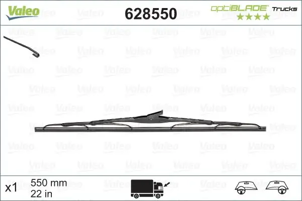 Balai d'essuie-glace VALEO 628550