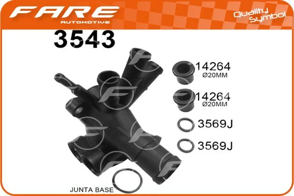 Pipette d'eau FARE 3543