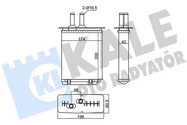 Radiateur chauffage KALE OTO RADYATÖR 346370