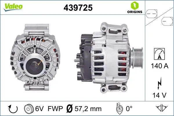 Alternateur VALEO 439725